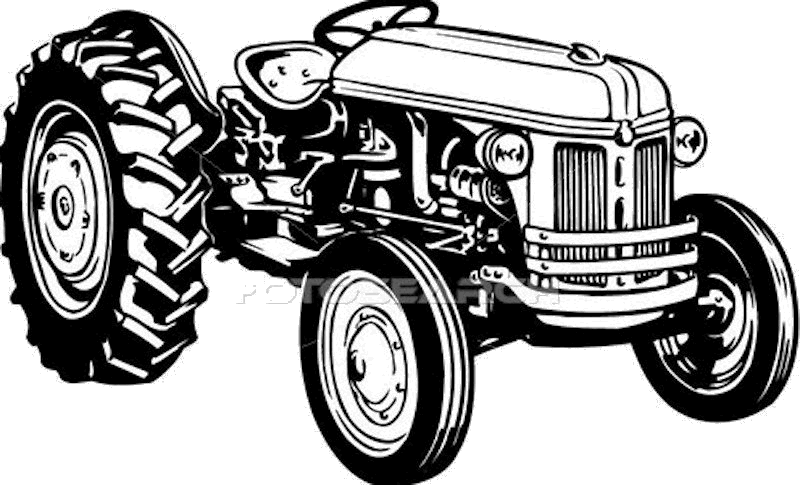 vintage tractor clipart - photo #15